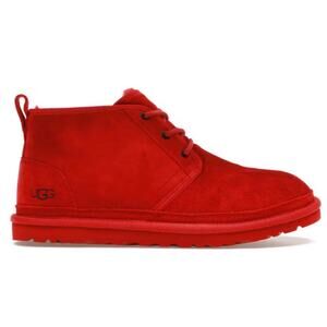 UGG Neumel Red Suede Lace Up Boots